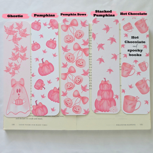 Pink Halloween | Bookmark