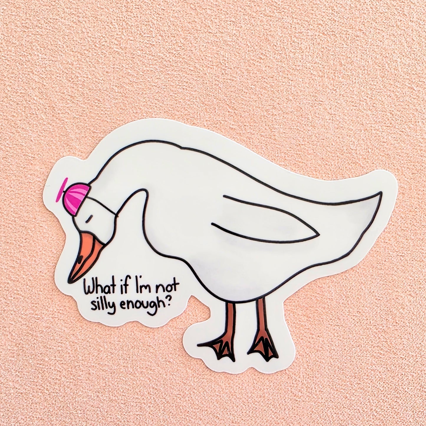 Sad Silly Goose | Vinyl Sticker