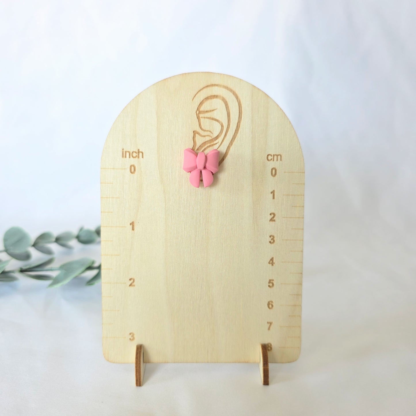 Mini Bow Clay Earrings - Multiple Colors