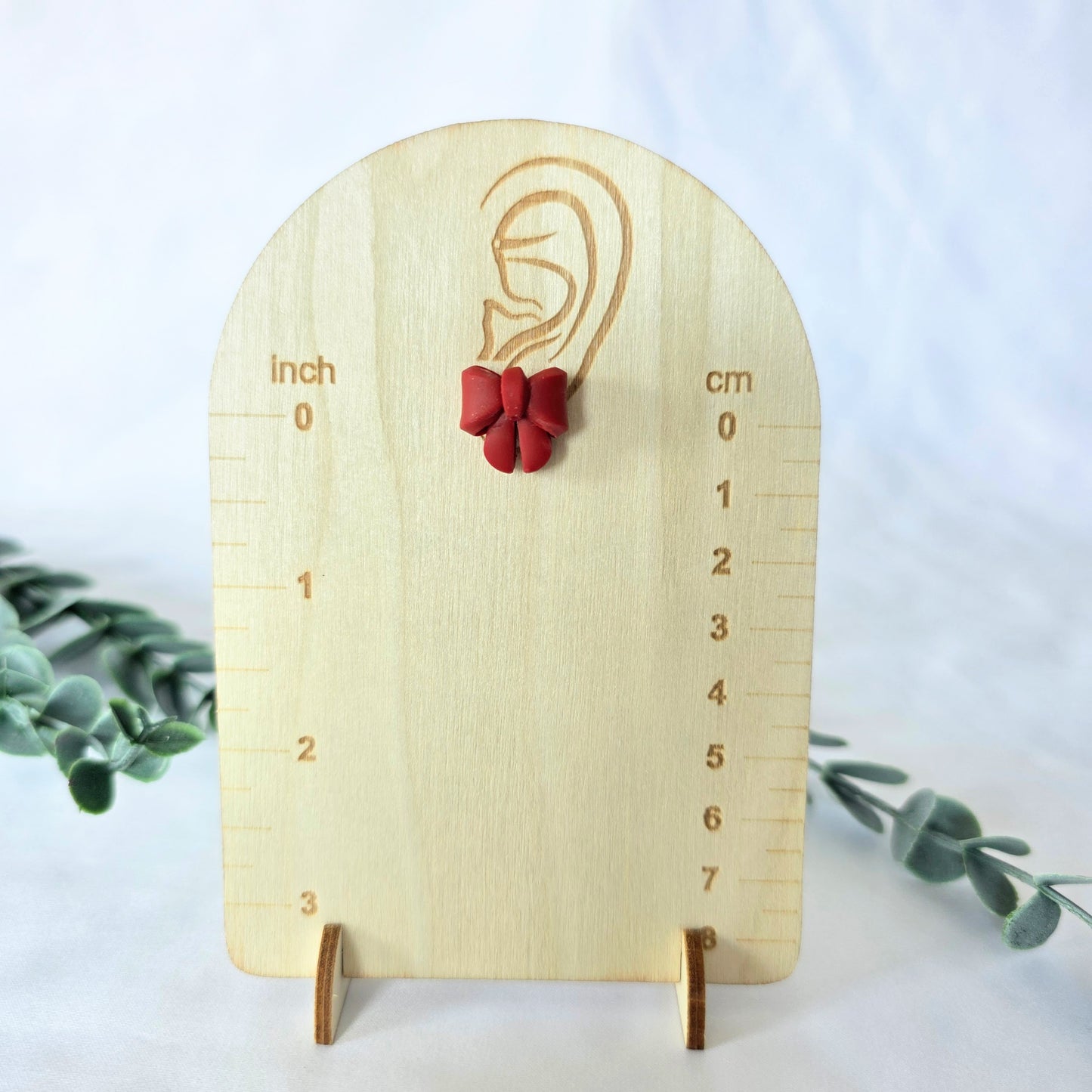 Mini Bow Clay Earrings - Multiple Colors