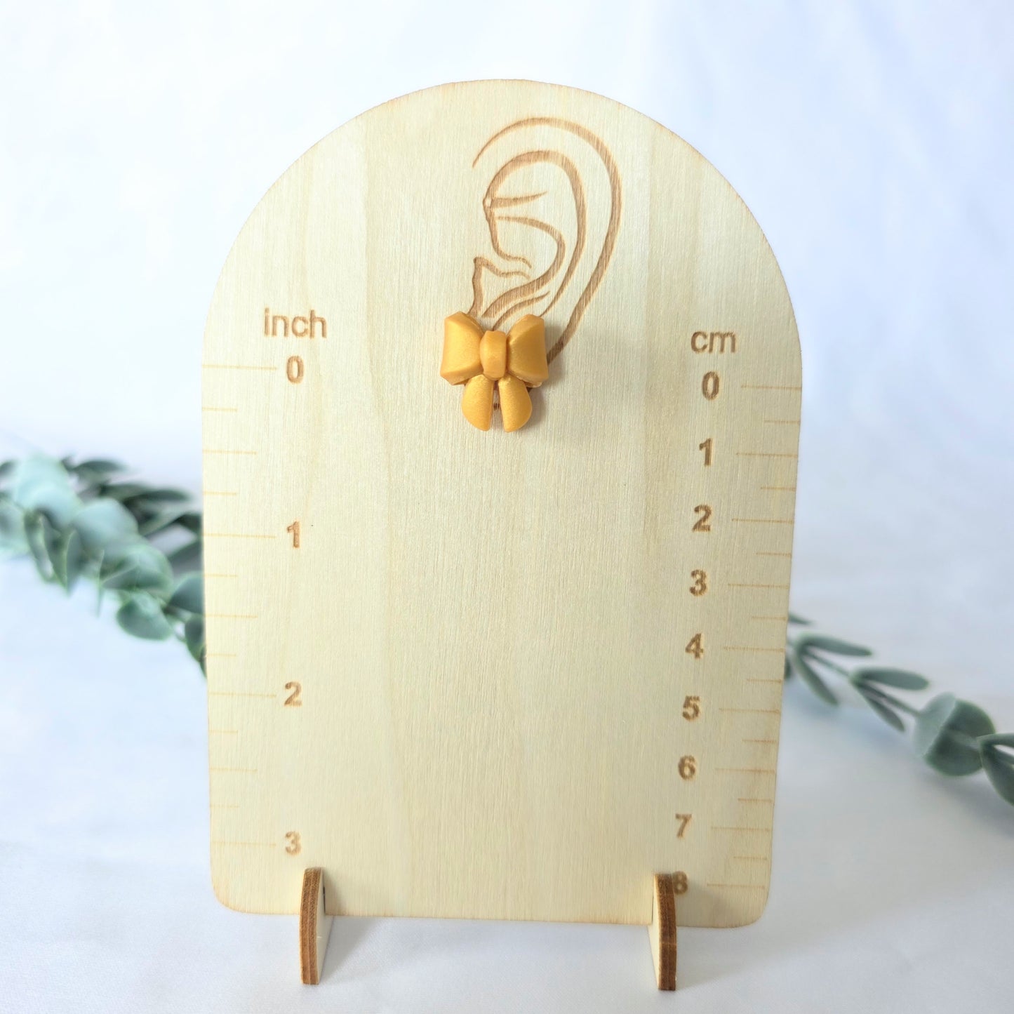 Mini Bow Clay Earrings - Multiple Colors