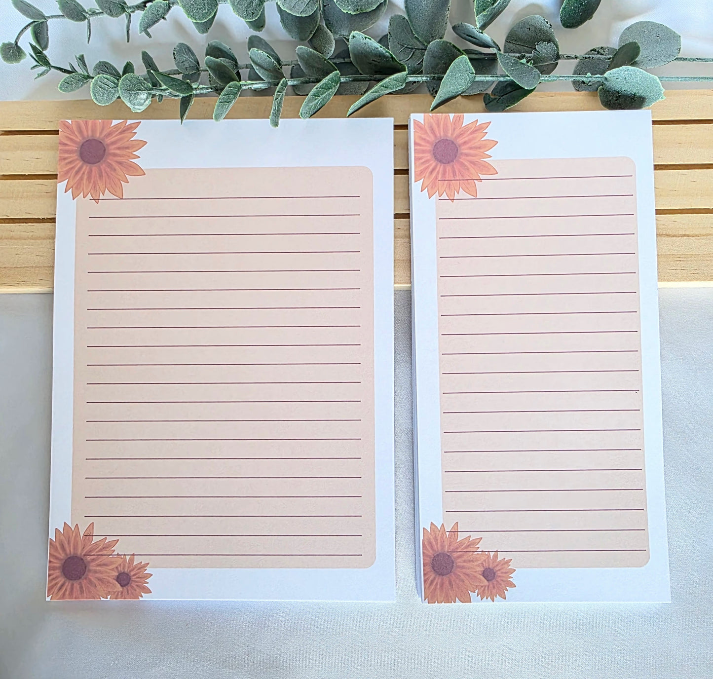 Sunflower Notepad / Memo Pad