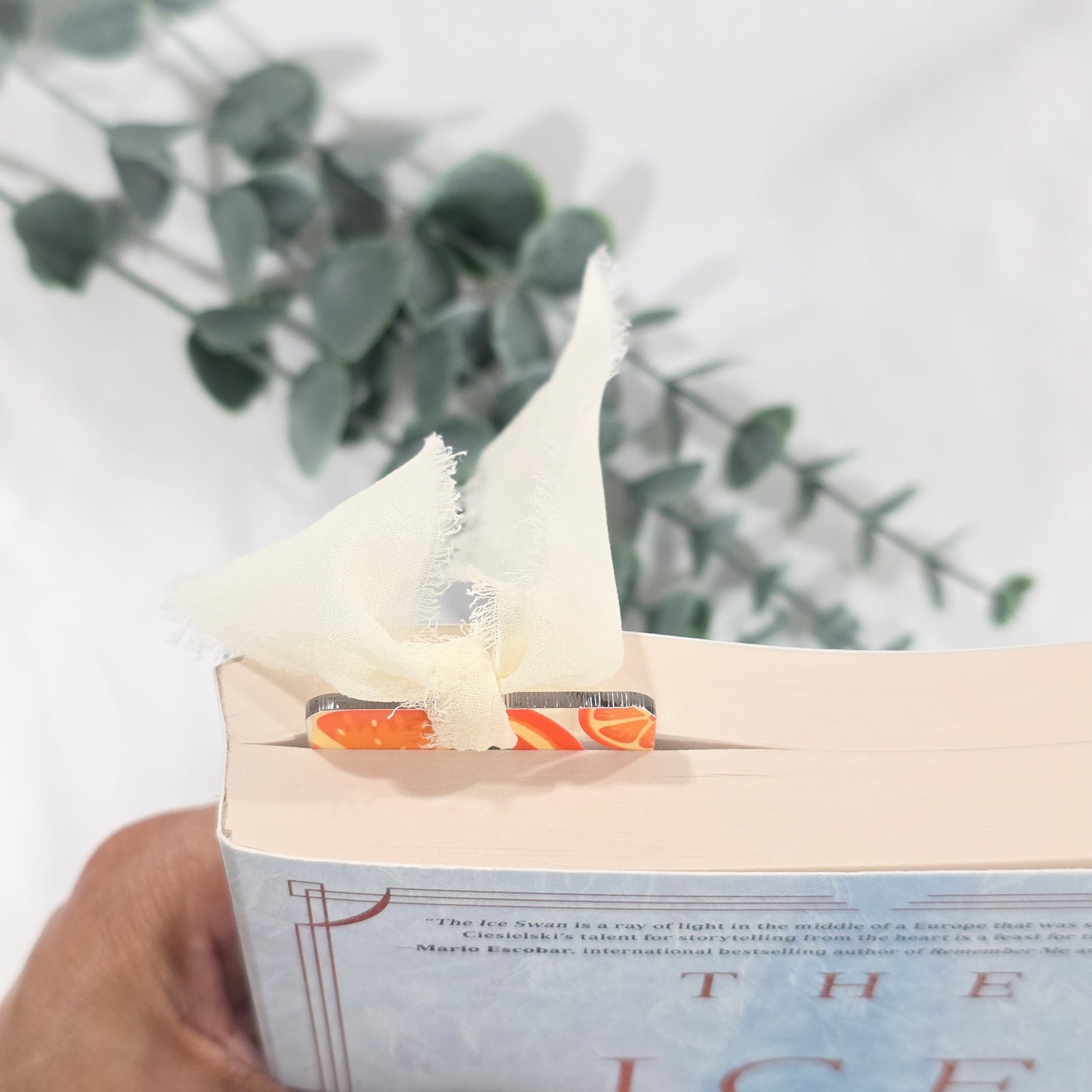 Orange Acrylic Bookmark