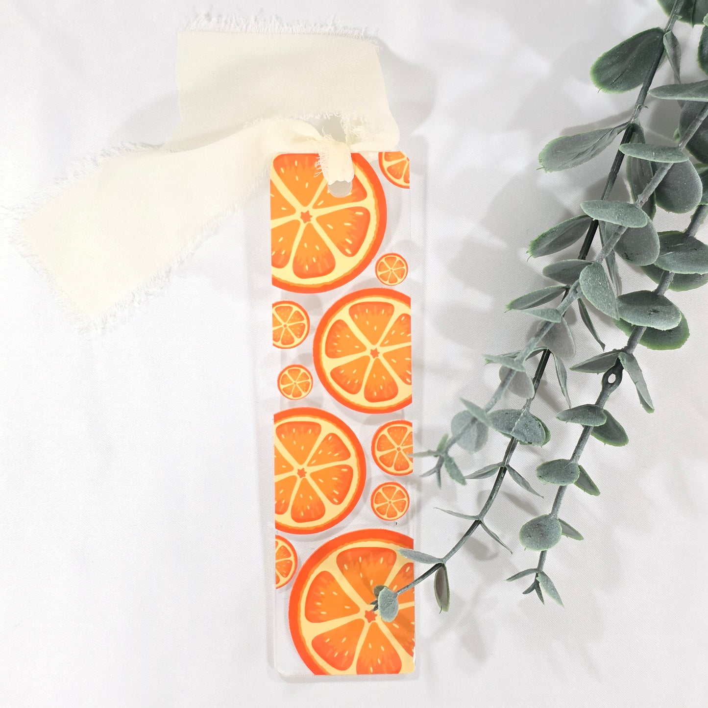 Orange Acrylic Bookmark
