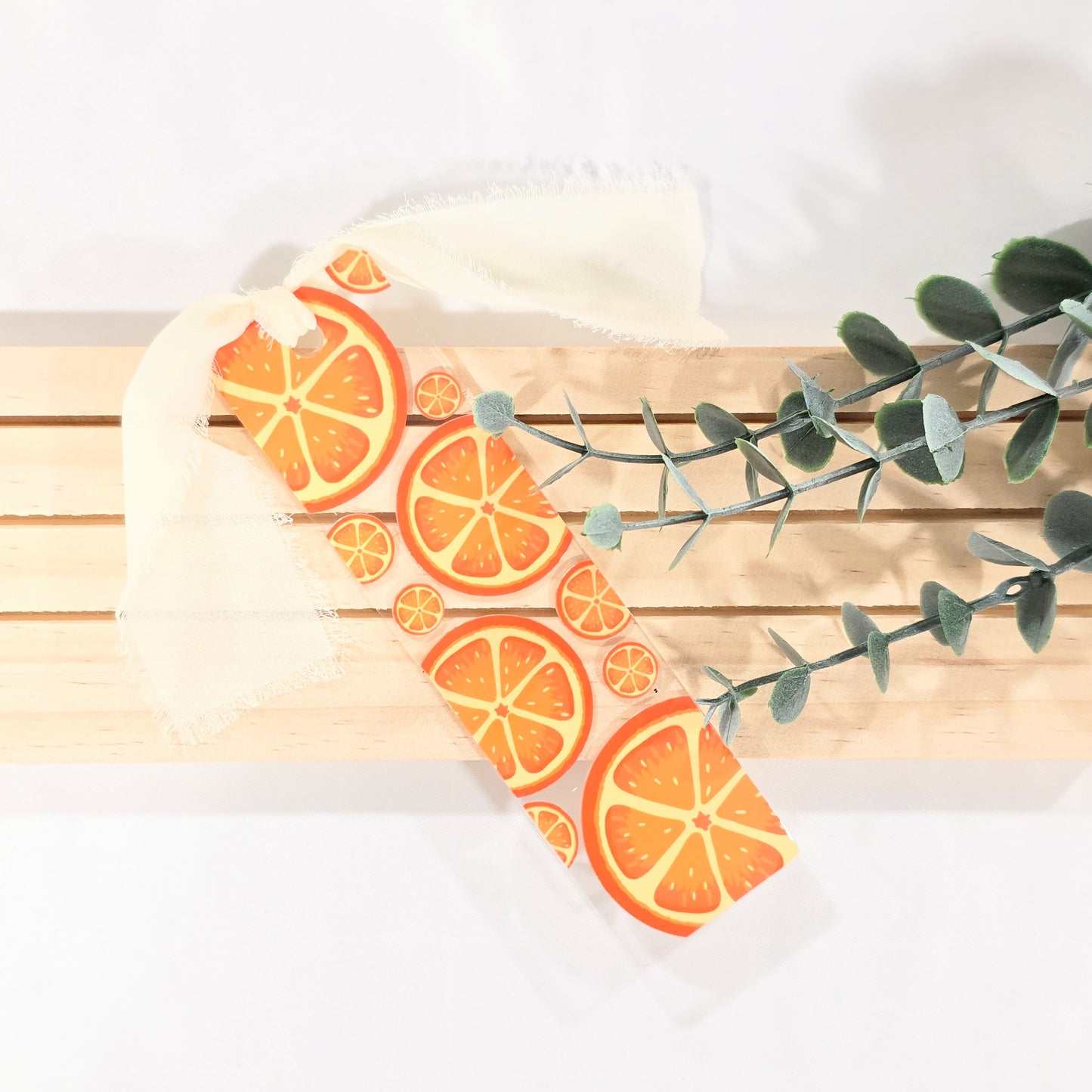 Orange Acrylic Bookmark