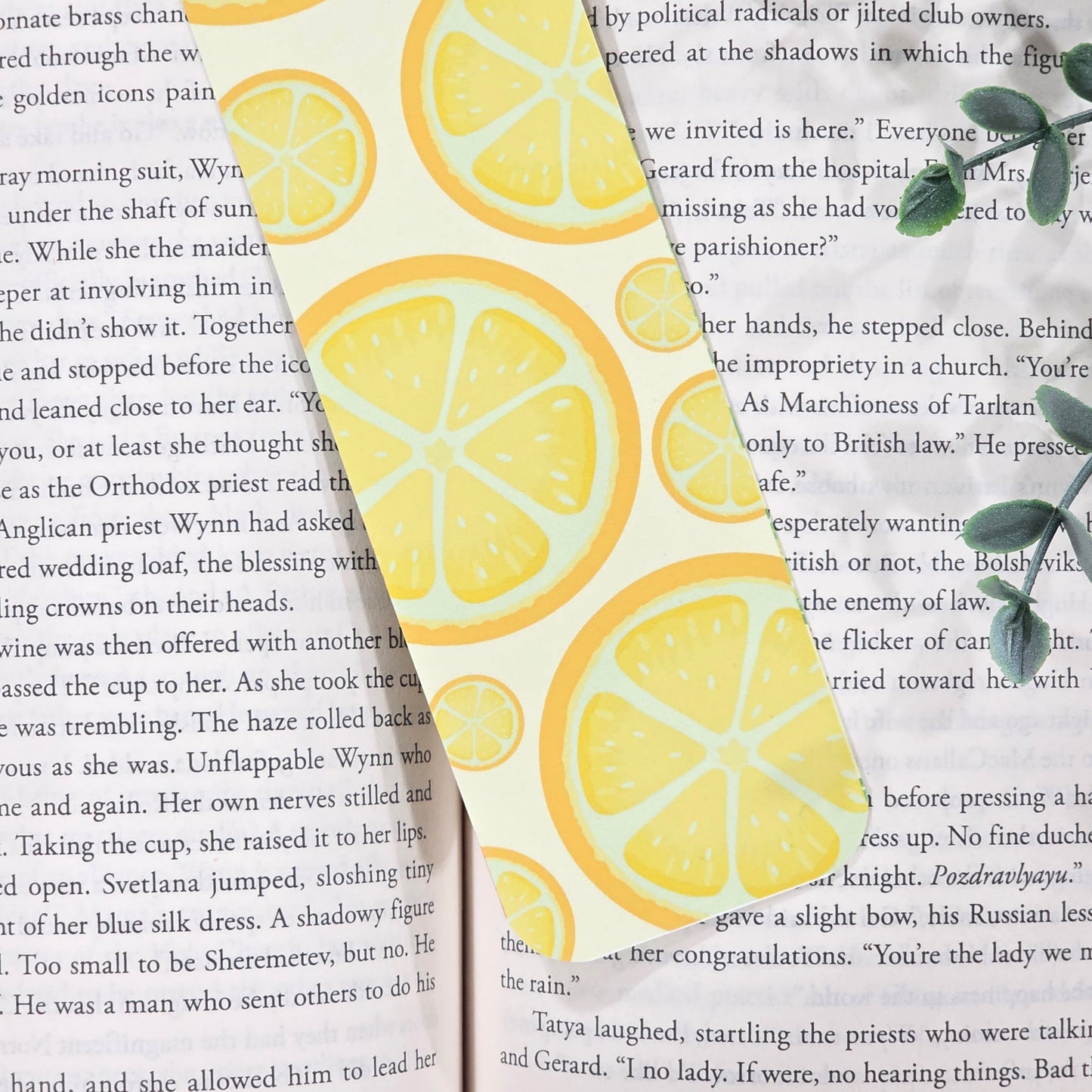 Lemon Slice Bookmark
