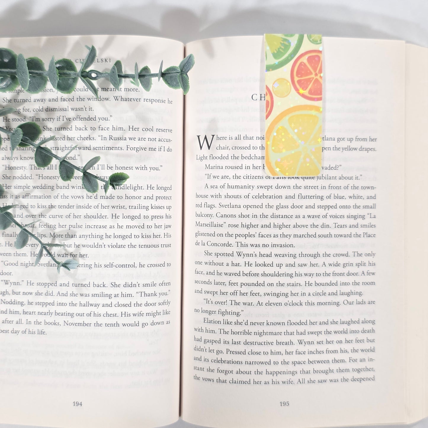 Mixed Citrus | Sparkle Holographic Magnetic Bookmark