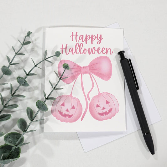 Pink Happy Halloween | Card