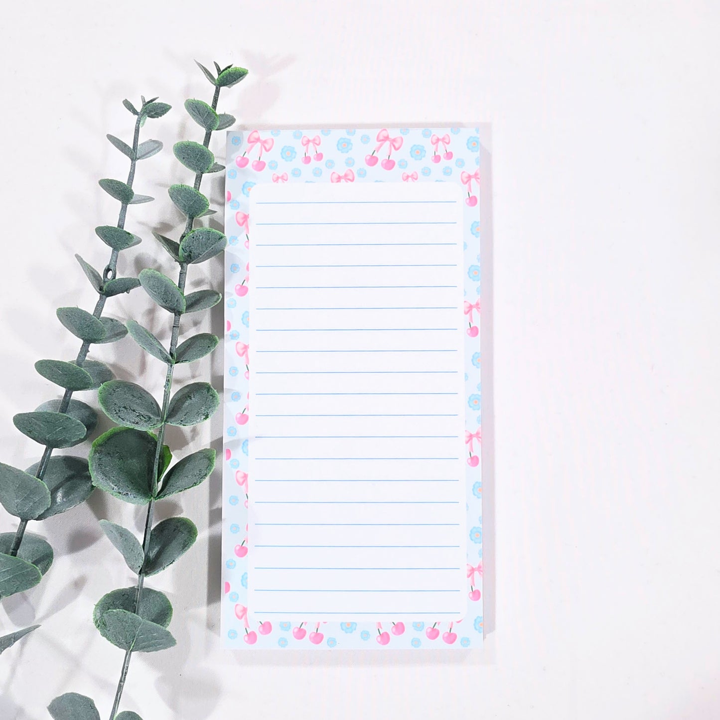 Cherries and Bows Notepad | Memo Pad