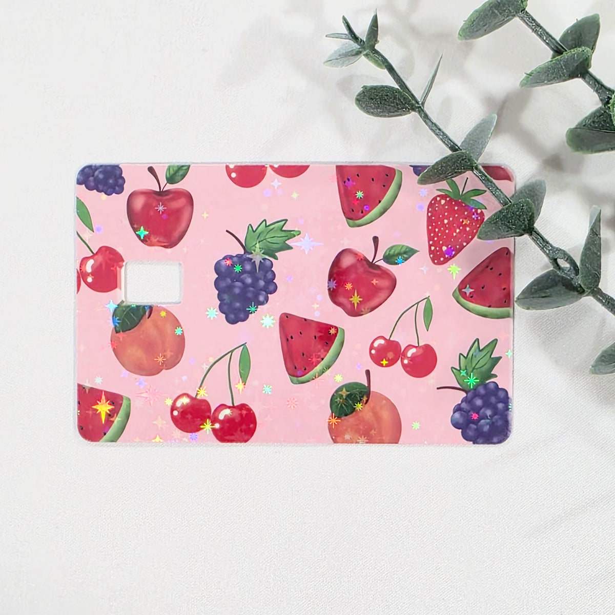 Credit Card Skin Sticker – Fruit Mix Pattern