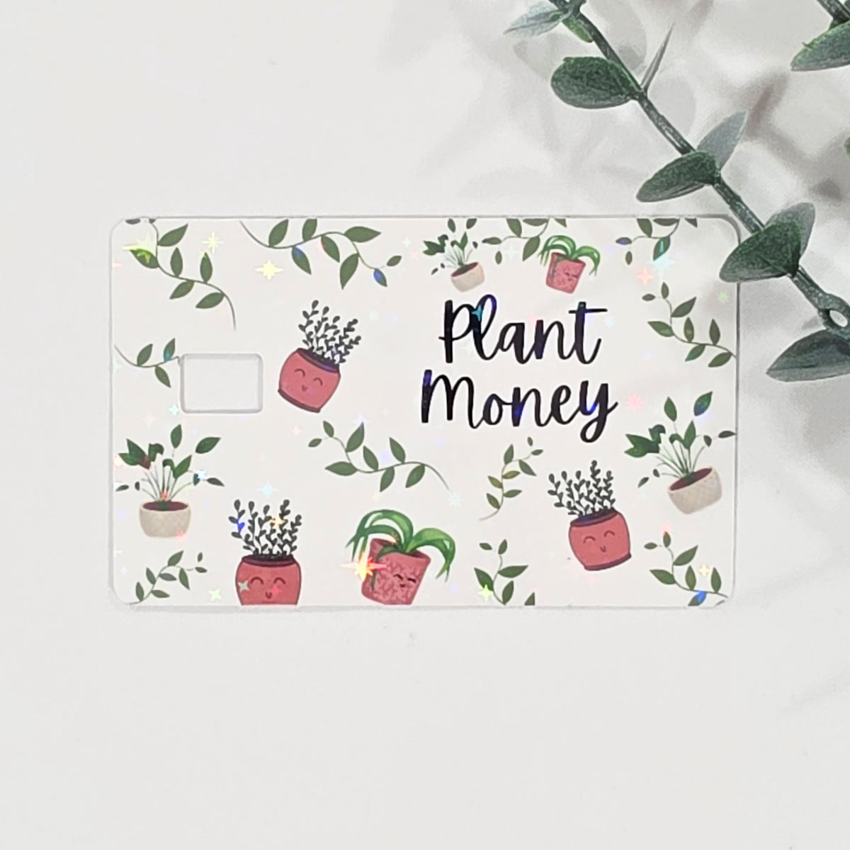 Credit Card Skin Sticker – Plant Money Design