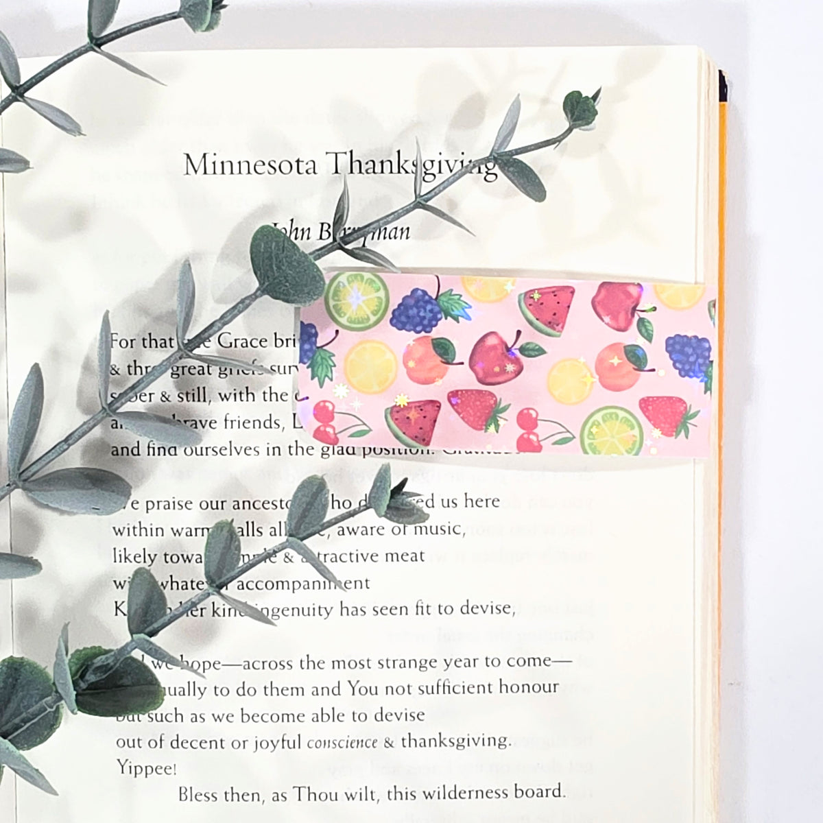 Fruity | Sparkle Holographic Magnetic Bookmark