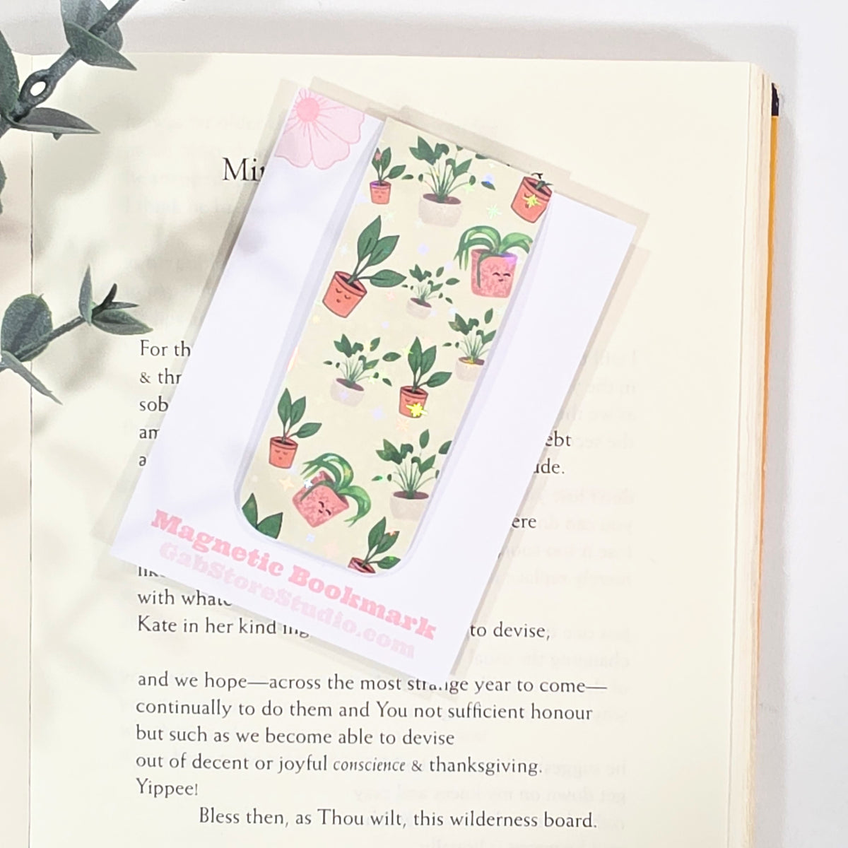 Planties | Sparkle Holographic Magnetic Bookmark