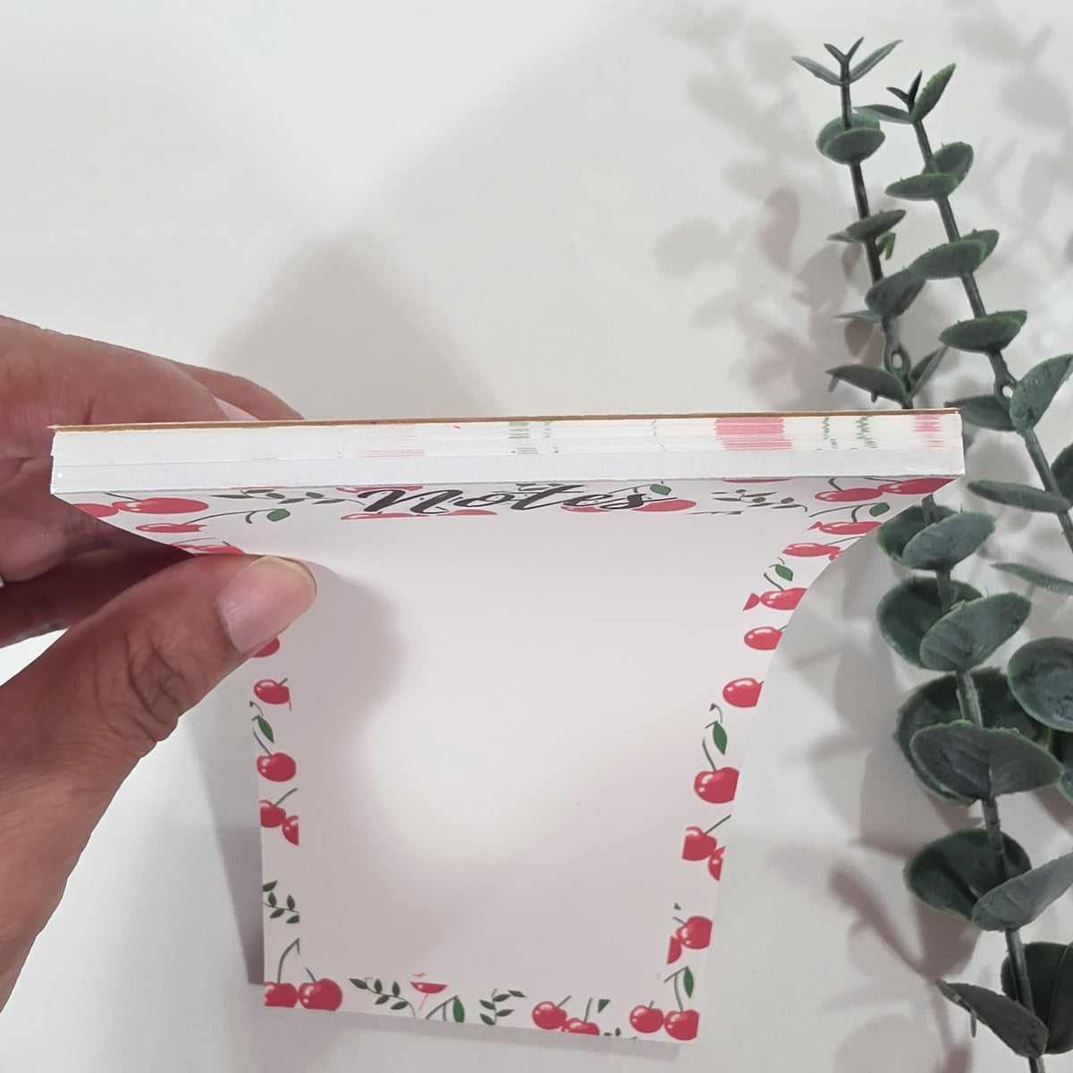 Classic Cherries Notepad | Memo Pad