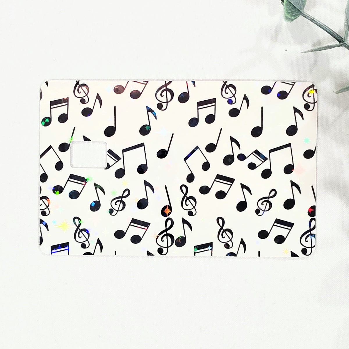 Credit Card Skin Sticker – Music Notes Pattern