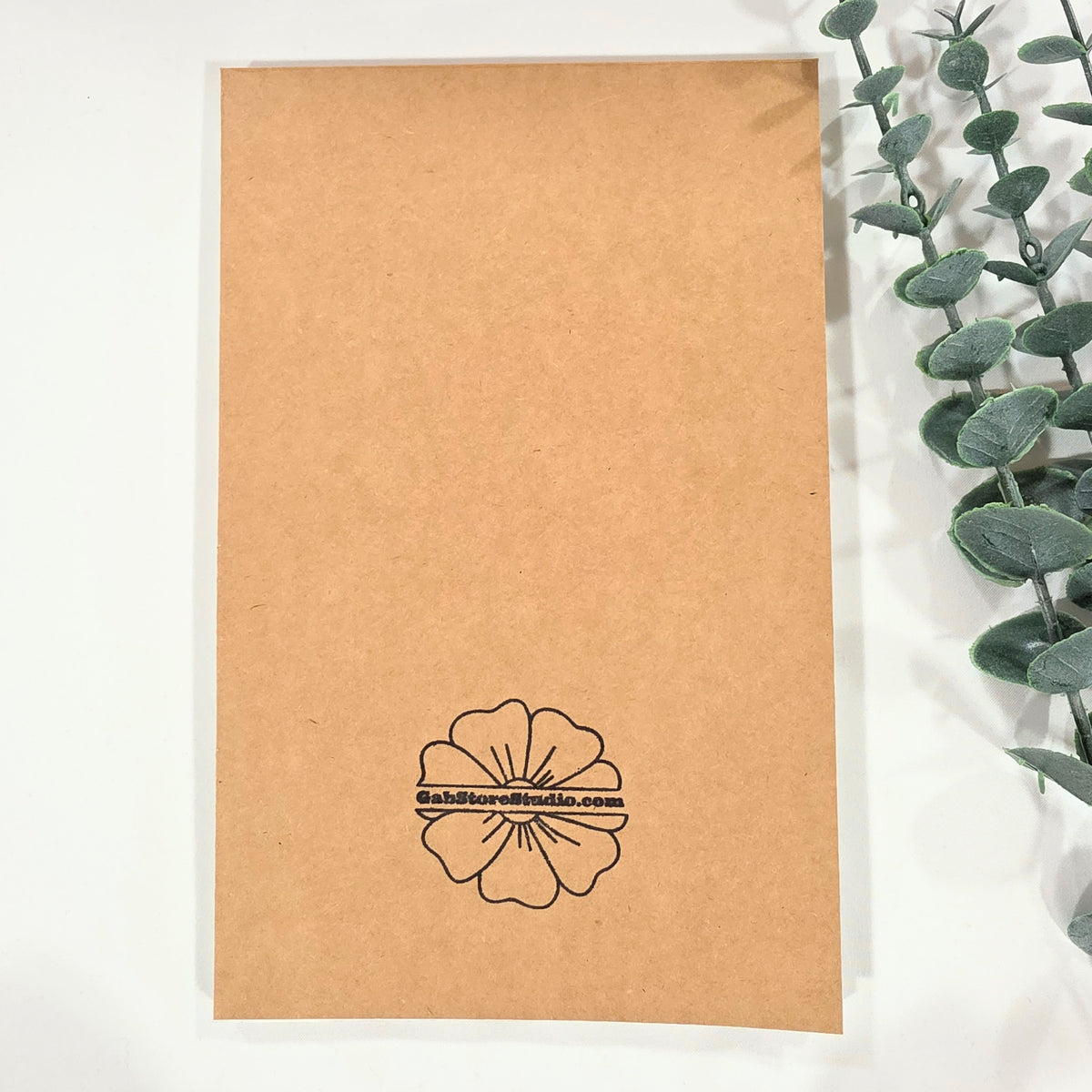 Green Gingham Cherries Notepad | Handmade Tear-Away Notepad