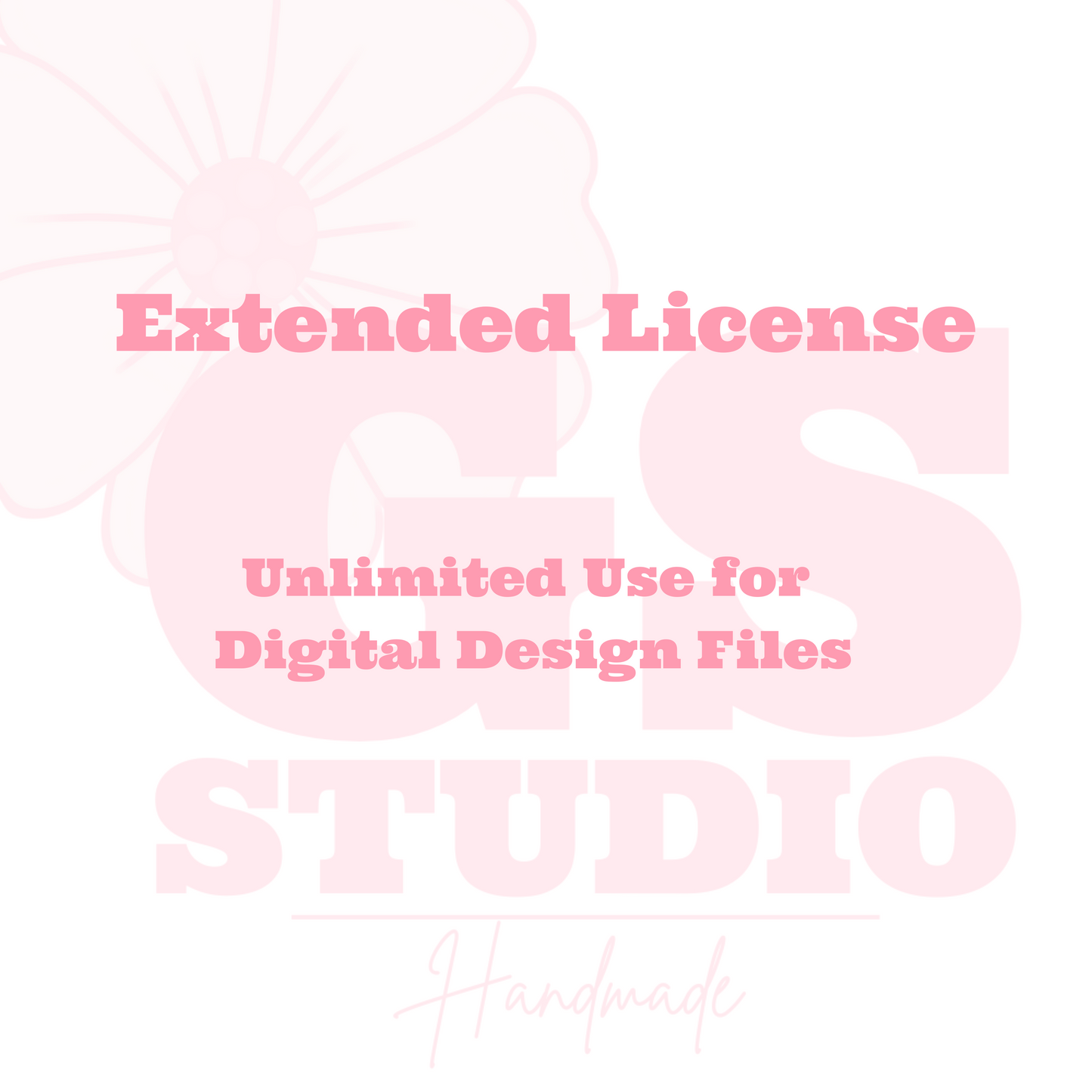 Extended Commercial License | Unlimited Use for Digital Files