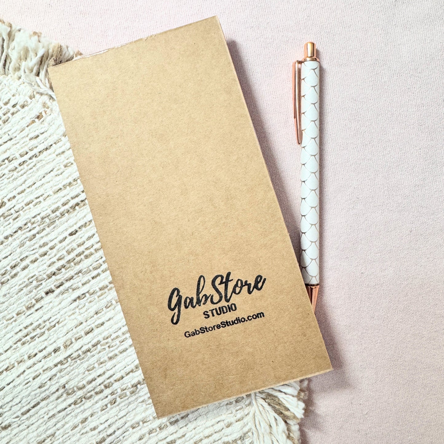 Pink Floral Notepad / Memo Pad
