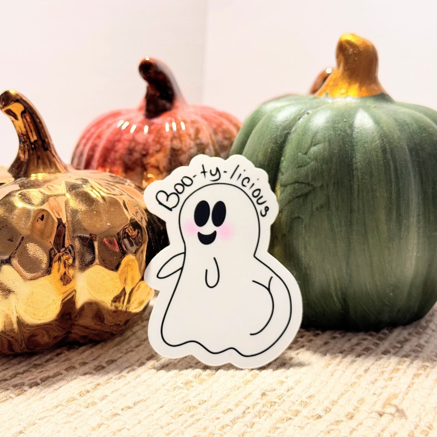 Boo-ty-licious Halloween Vinyl Sticker