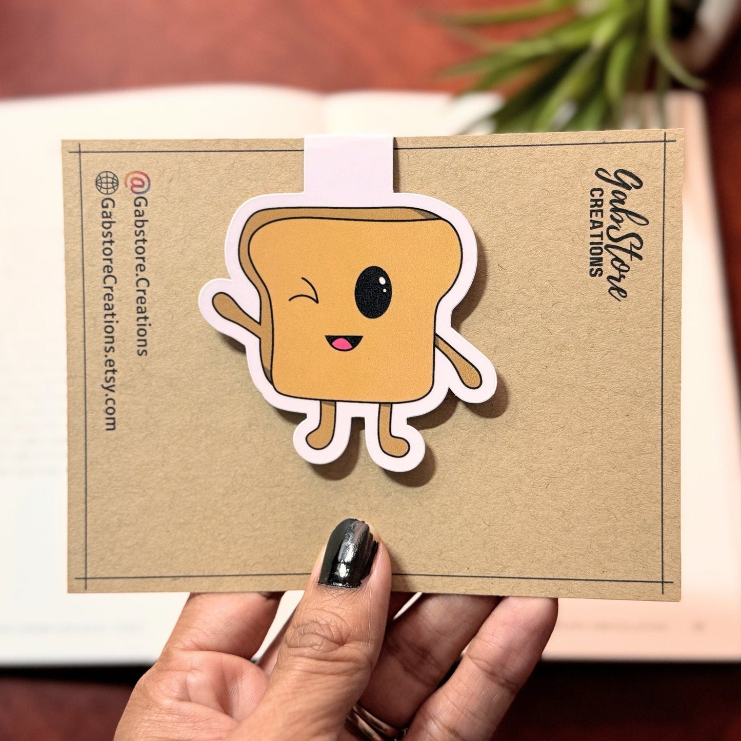 Toastie Magnetic Bookmark