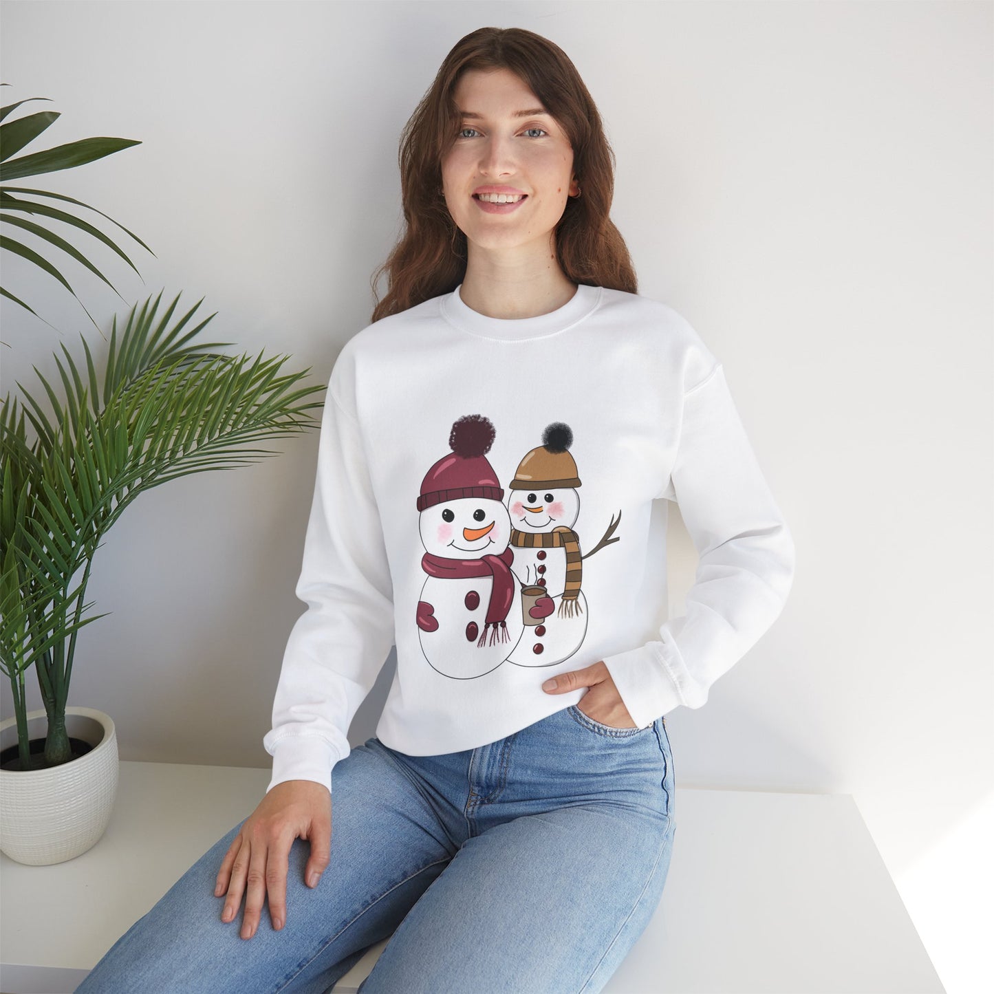 Unisex Heavy Blend™ Crewneck Sweatshirt Snow Besties