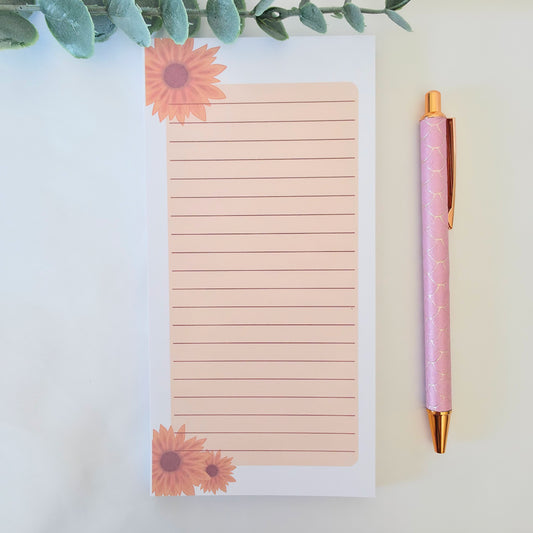 Sunflower Notepad / Memo Pad