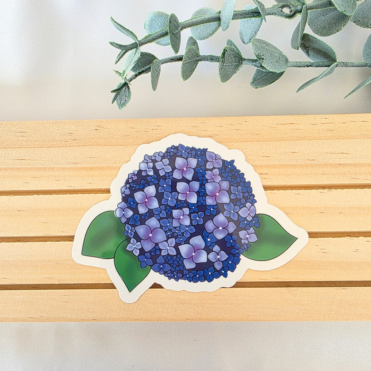 Blue Hydrangea | Vinyl Sticker