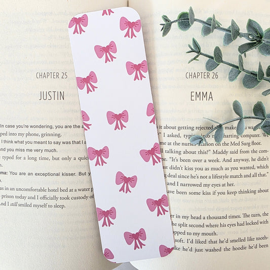 Pink Bows Bookmark