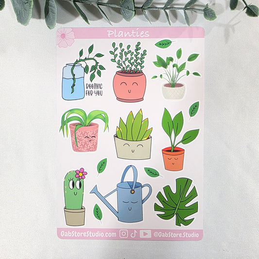 Planties Sticker Sheet