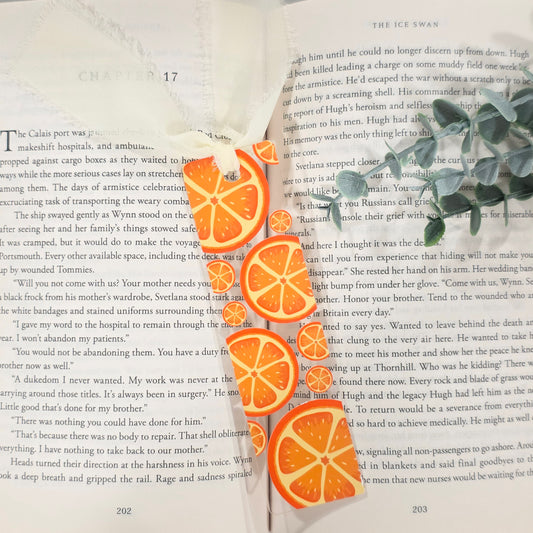 Orange Acrylic Bookmark