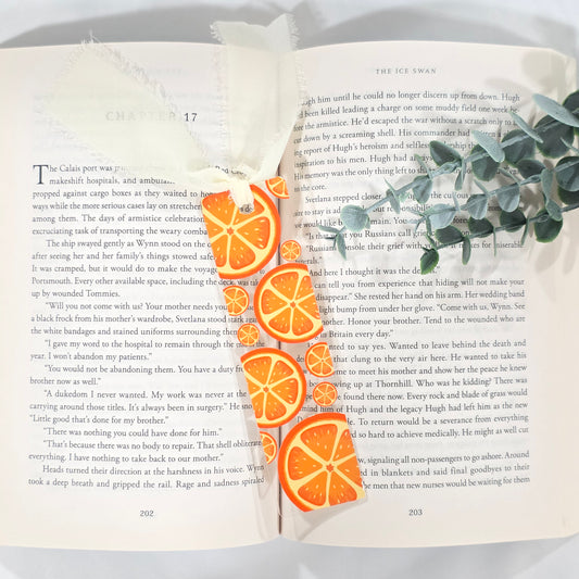 Orange Acrylic Bookmark