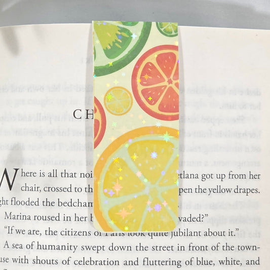 Mixed Citrus | Sparkle Holographic Magnetic Bookmark