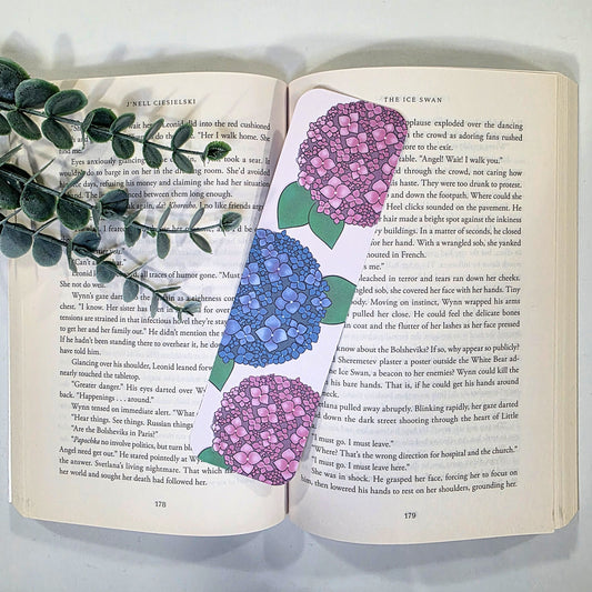 Hydrangea | Bookmark (2x7")