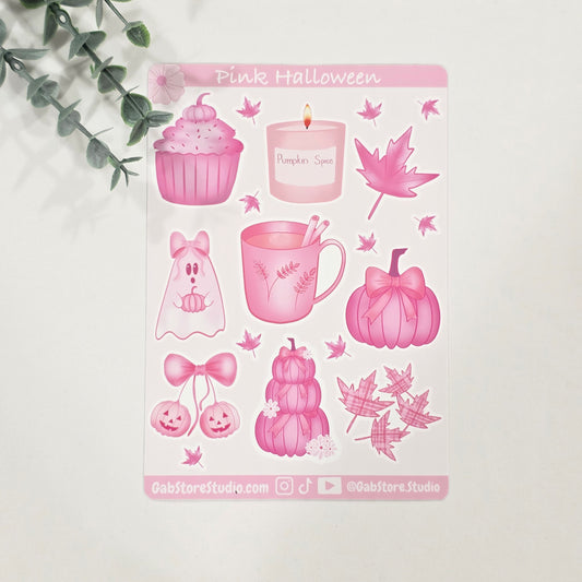 Spooky Halloween Sticker Sheet