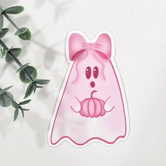 Pink Ghost Girl | Vinyl Sticker