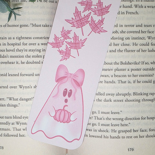 Pink Ghostie | Bookmark (2x7")
