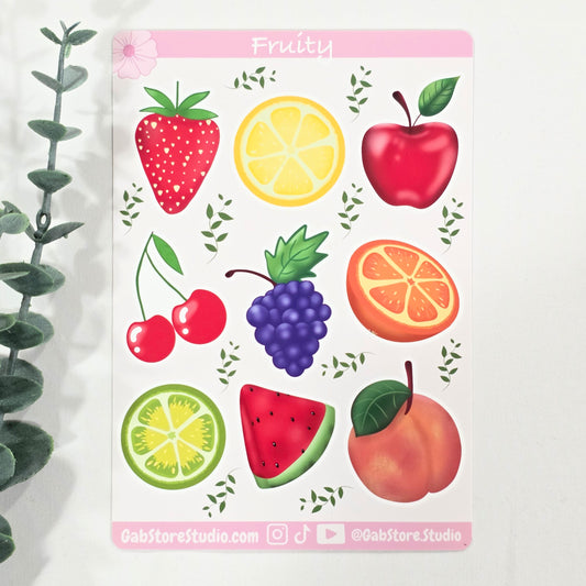 Fruity | Vinyl Sticker Sheet