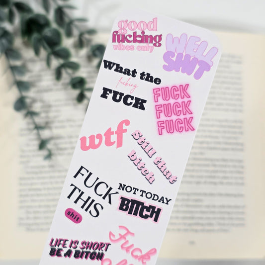 Cuss Words| Bookmark (2x7")