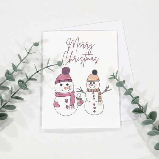 Merry Christmas Snowmen | Card
