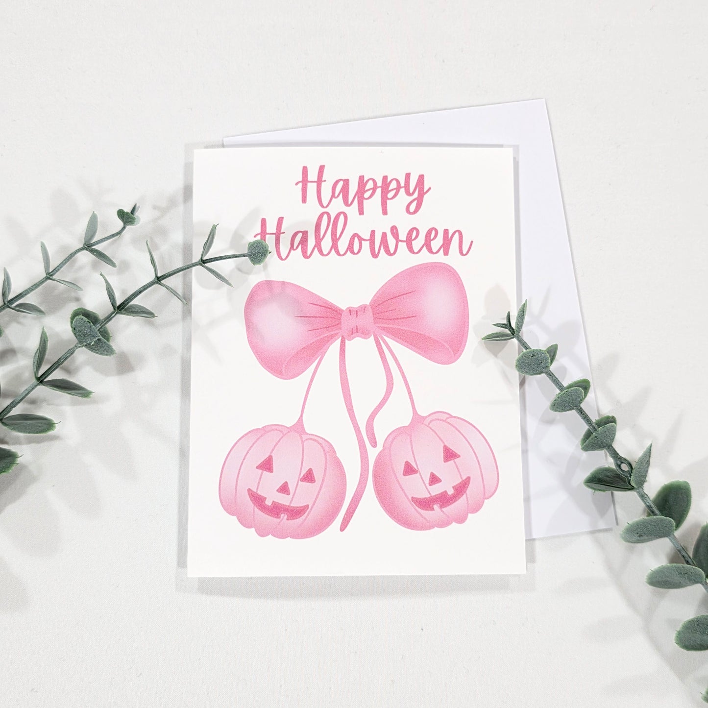 Pink Happy Halloween | Card
