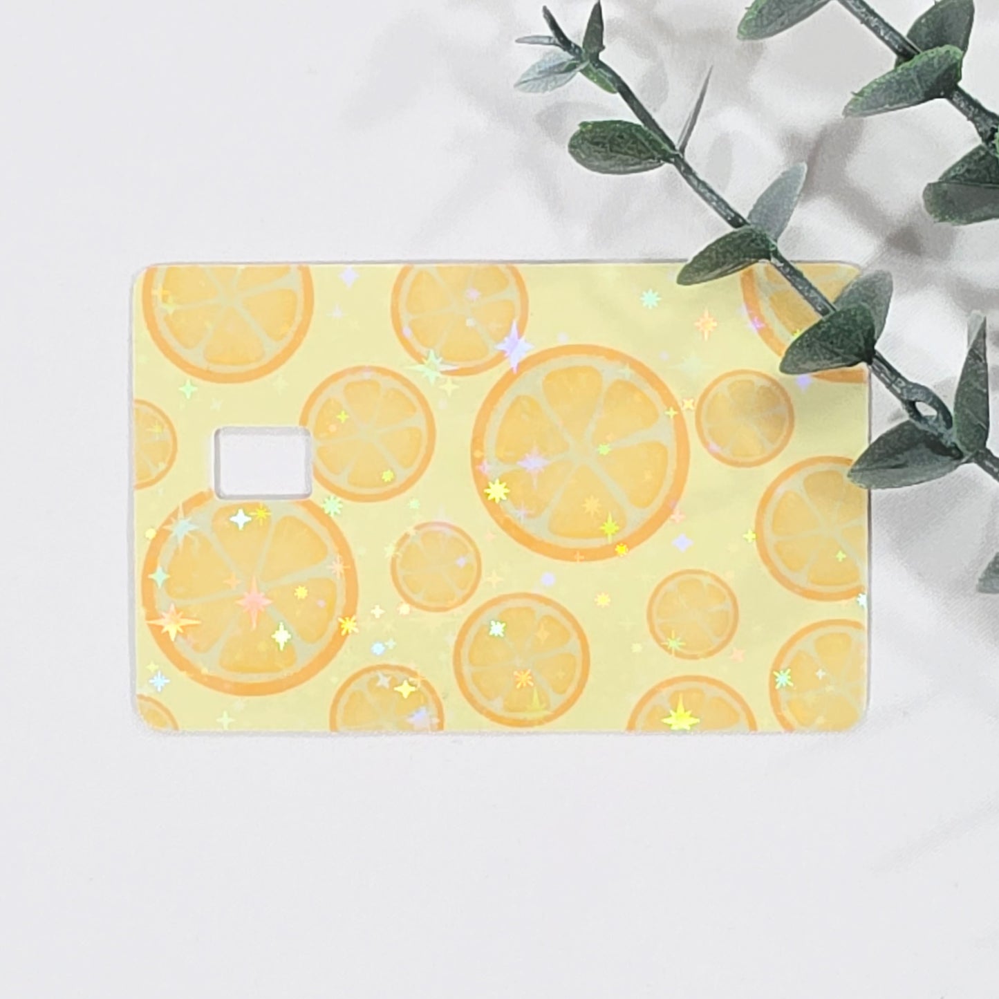 Credit Card Skin Sticker – Lemon Slices Pattern