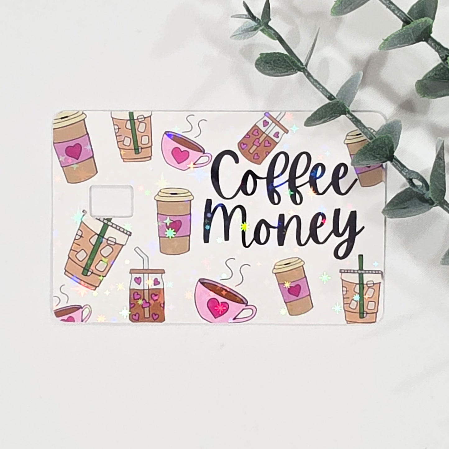 Credit Card Skin Sticker – Coffee Money Design