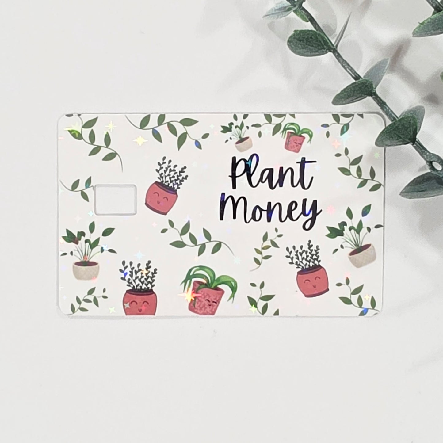 Credit Card Skin Sticker – Plant Money Design