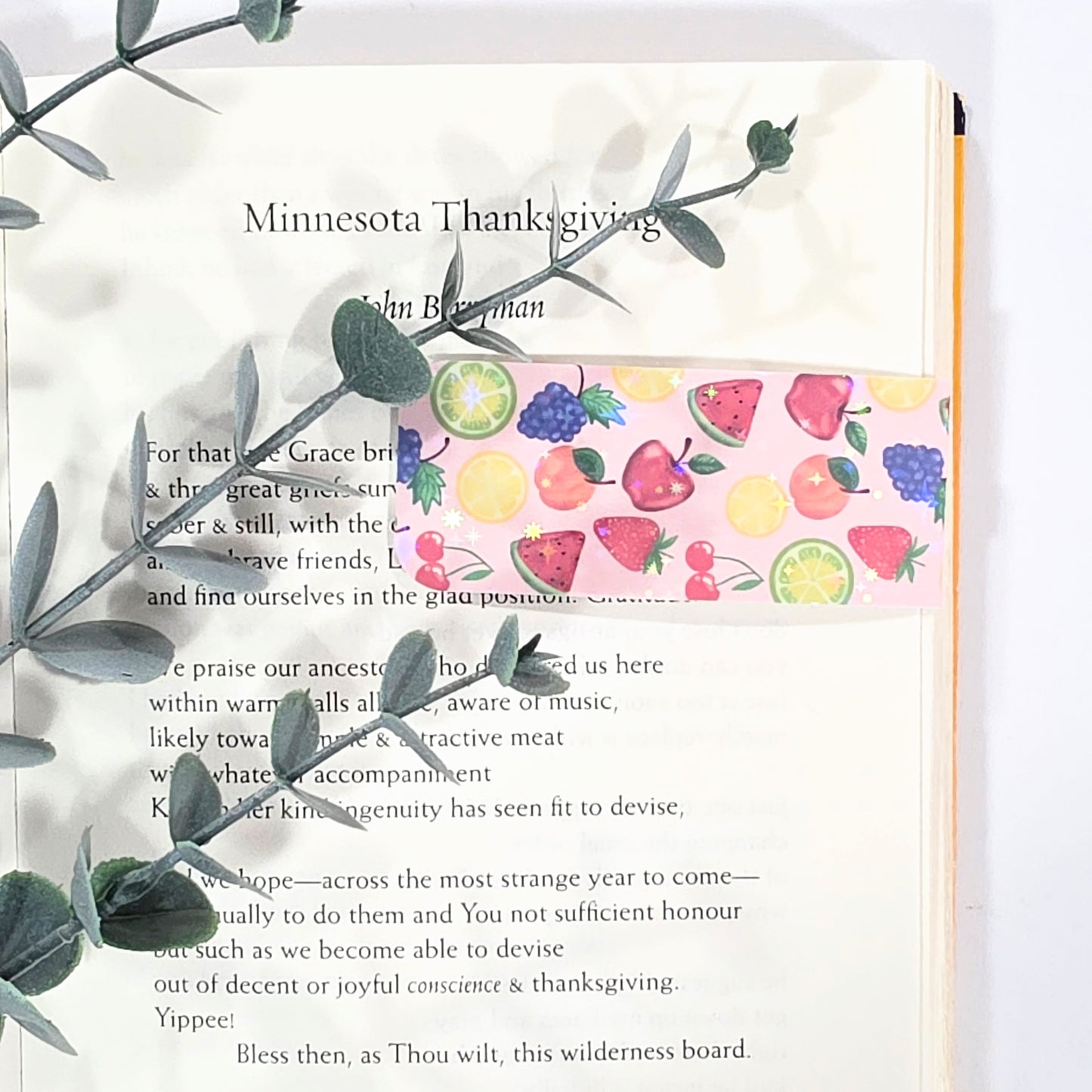 Fruity | Sparkle Holographic Magnetic Bookmark