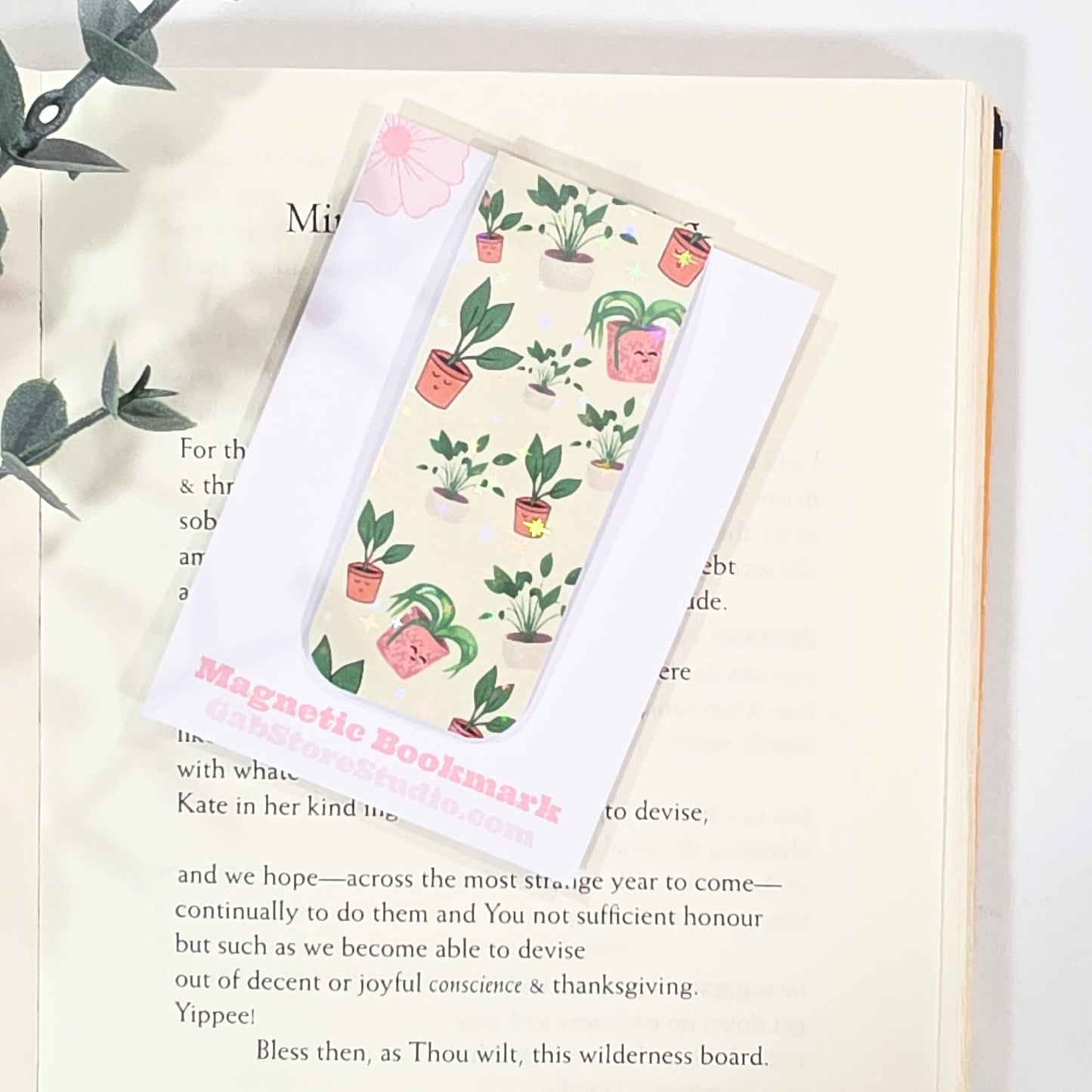 Planties | Sparkle Holographic Magnetic Bookmark