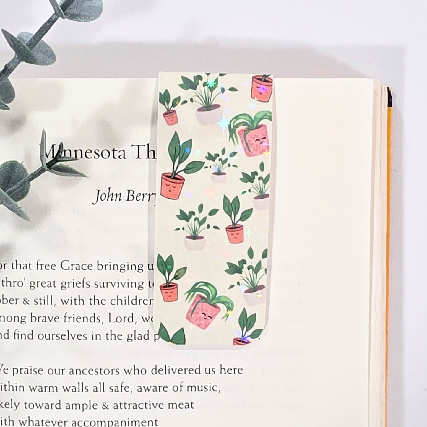 Planties | Sparkle Holographic Magnetic Bookmark
