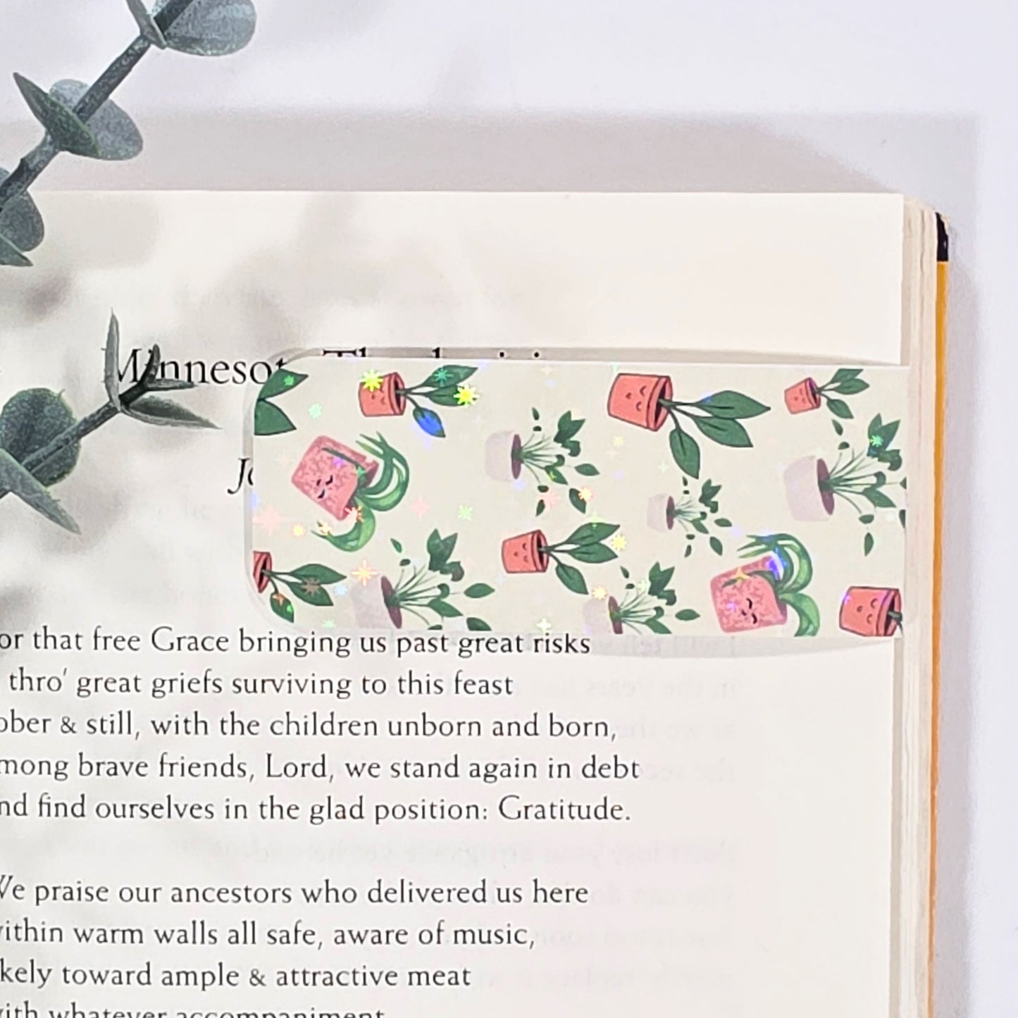 Planties | Sparkle Holographic Magnetic Bookmark