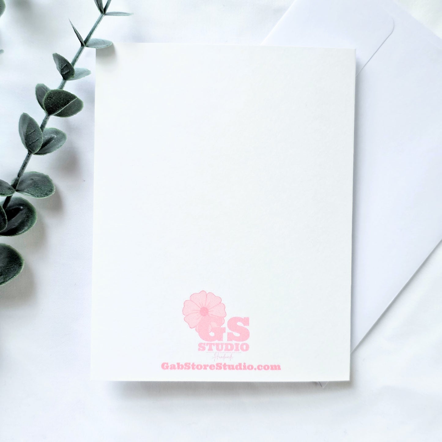 Cherry Gingham Greeting Card | Cute Cherry Card