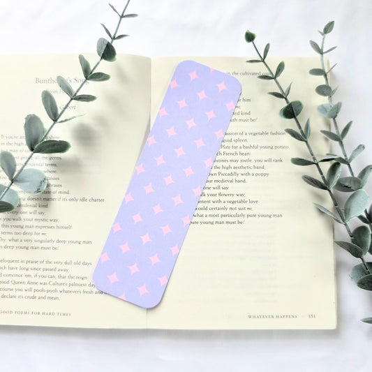 Retro Pastel Bookmark | Cute Floral Pattern Bookmark for Readers