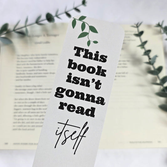 Funny Quote Bookmark | Cute Pattern Bookmark for Readers